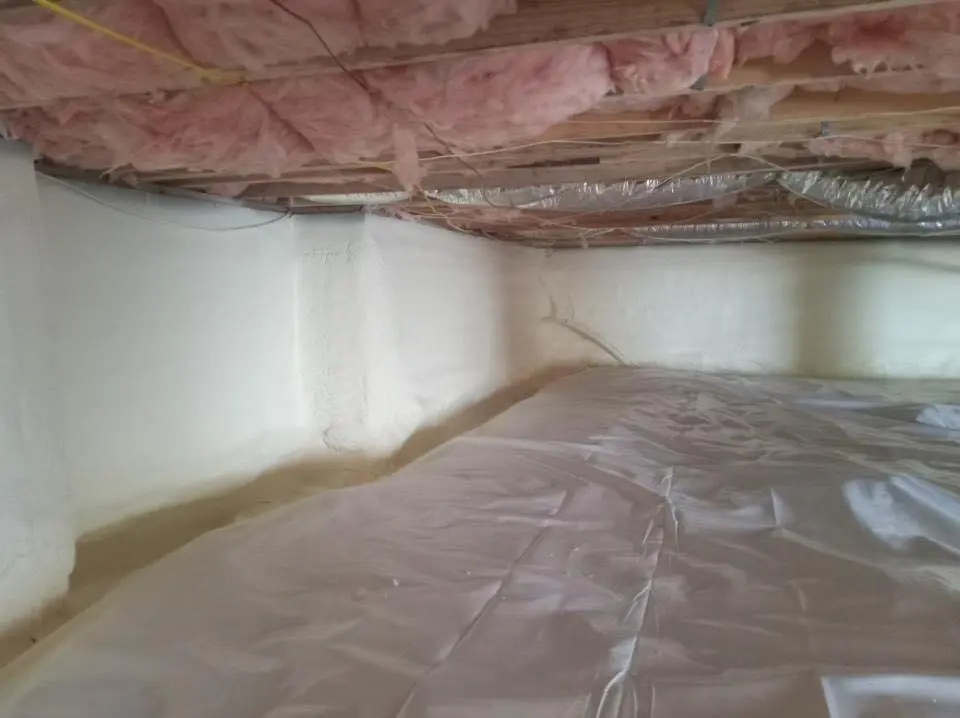 Crawl space encapsulation with closed-cell spray foam for Roof Maintenance in Waikele